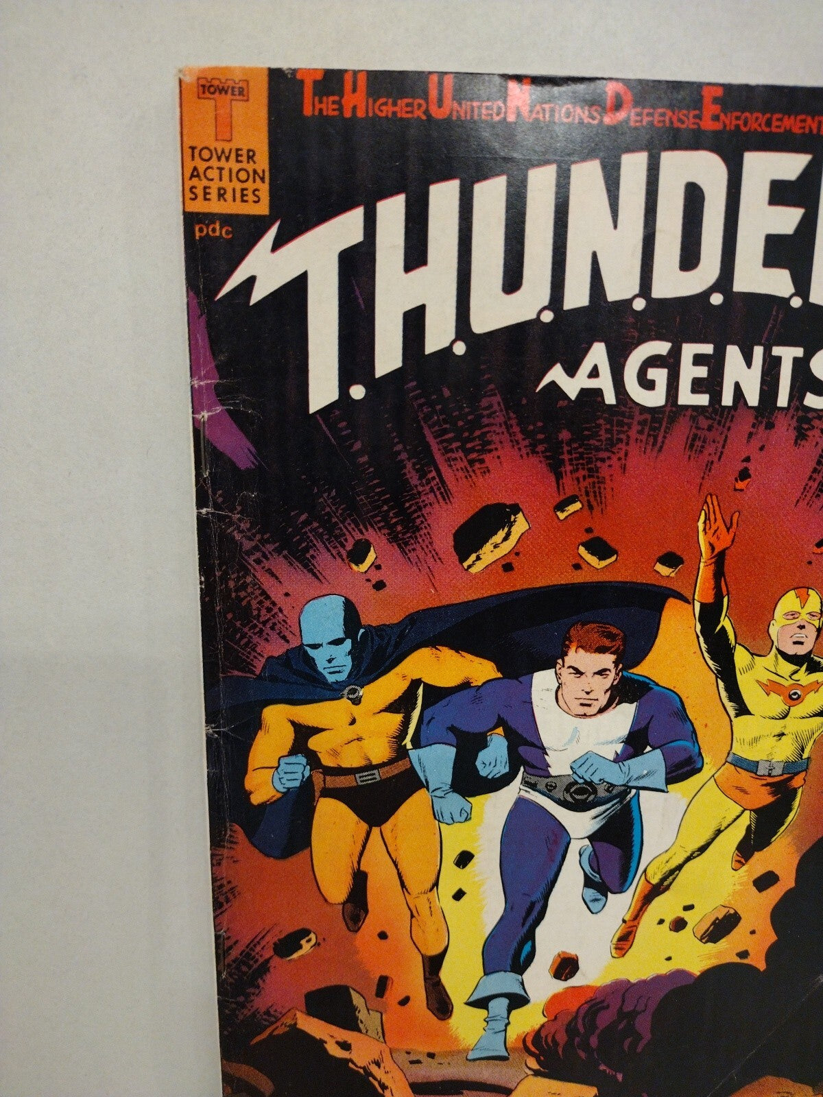 Thunder Agents #12 (1967) Tower Action Series Wally Wood Cover Interior 62 Pages
