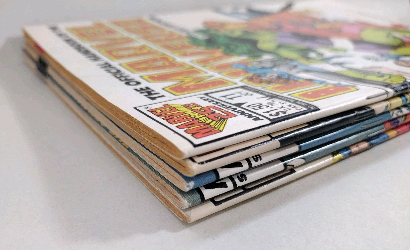 Official Handbook Of Marvel Universe Deluxe Comic Lot #11 14 16 18 Update '89 #6