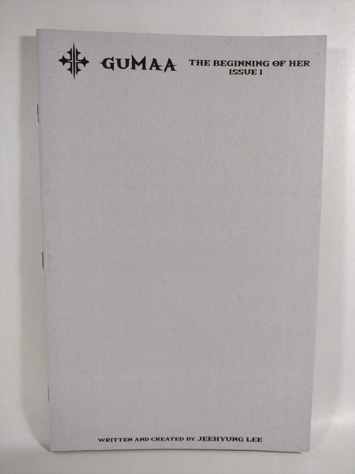 Gumaa Beginning Of Her #1 (2023) TITAN Comic Blank Grey Sketch Cover Variant NM