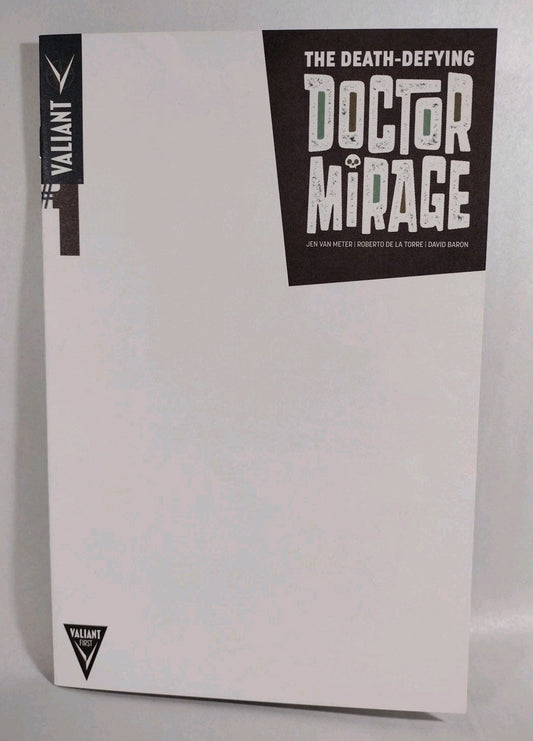 Death-Defying Doctor Mirage 1 (2014) Valiant Comic Blank Sketch Variant Cover