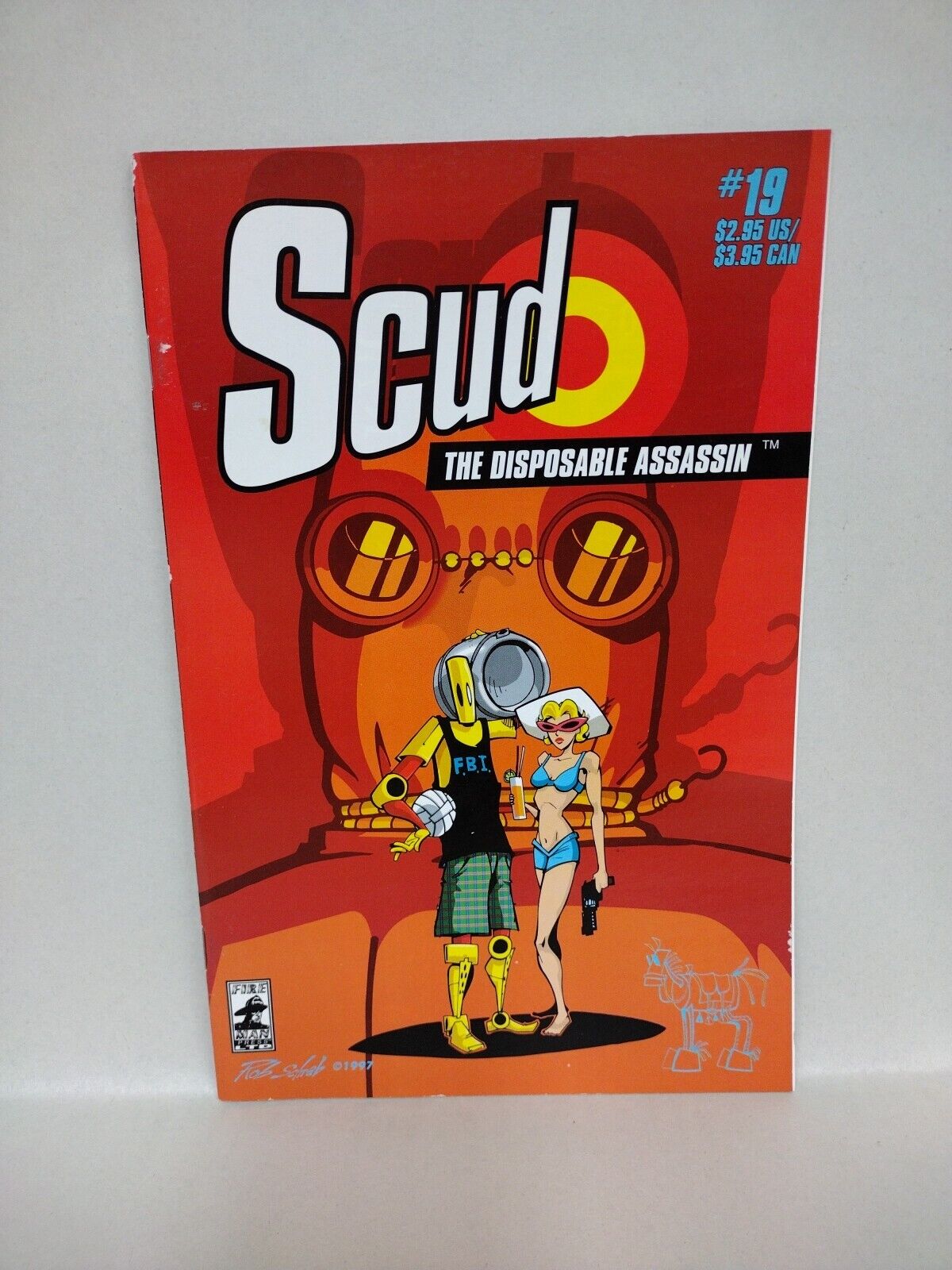 SCUD The Disposable Assassin (1998) Fireman Press #16 17 19 20 Rob Schrab 