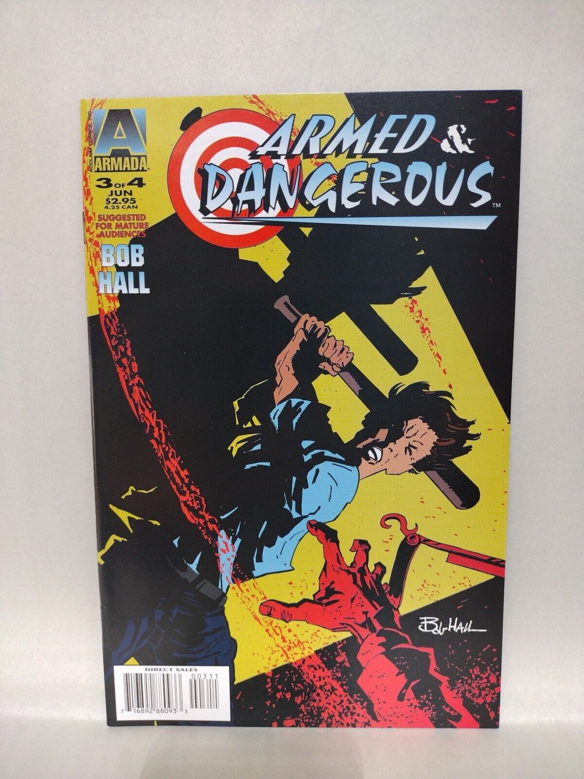 Armed And Dangerous (1996) Complete Armada Comic Lot Set #1-4 + Special Bob Hall