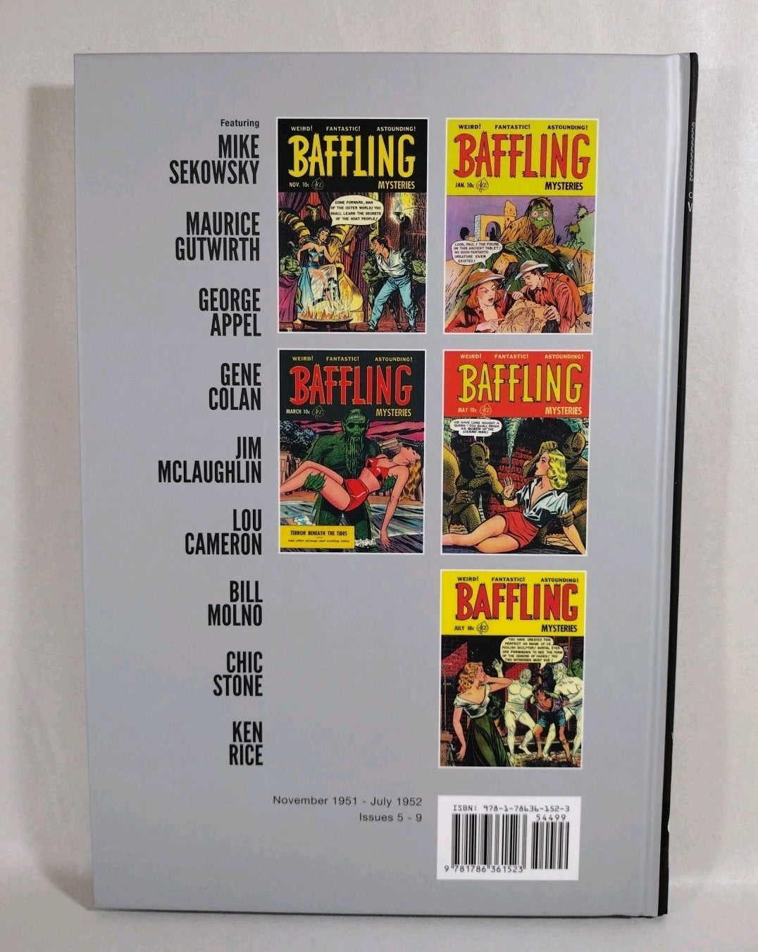 BAFFLING MYSTERIES VOL 1 Hardcover Comics SLIPCASE Edition Pre Code Classics NEW