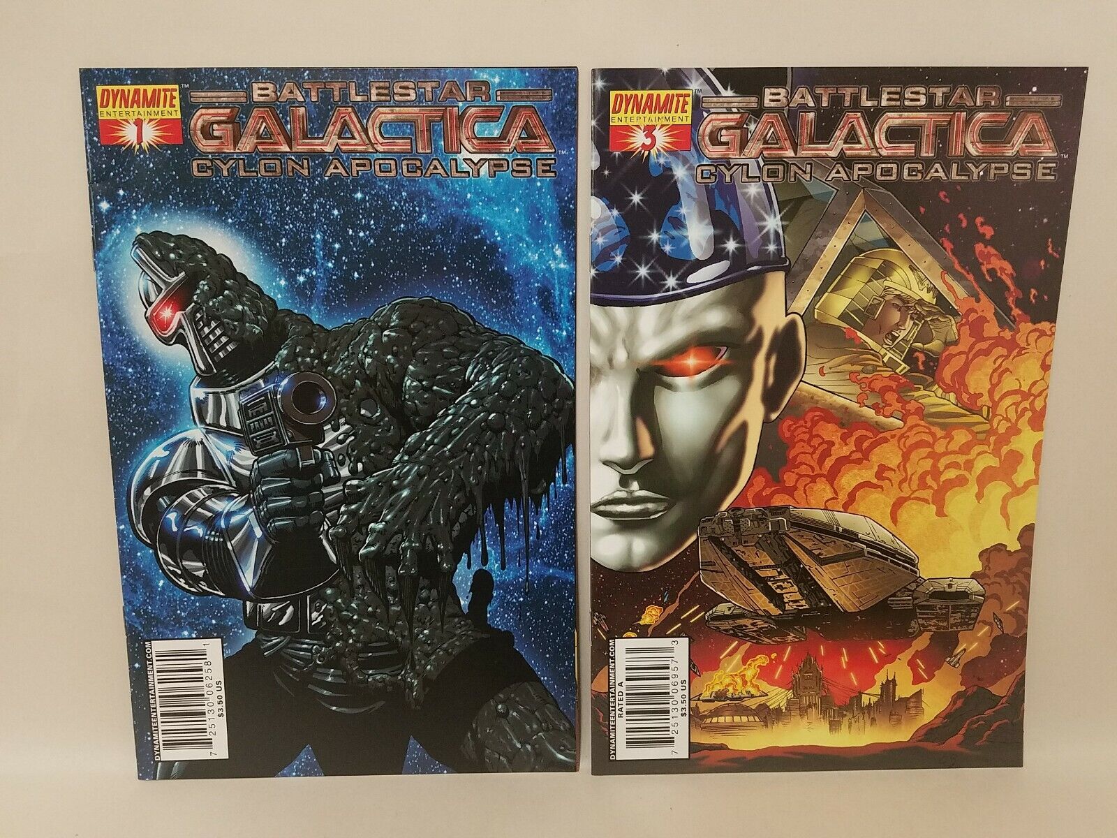 Battlestar Galactica 2007 Dynamite 6 Comic Lot Zerek Cylon Apocalypse Final Five