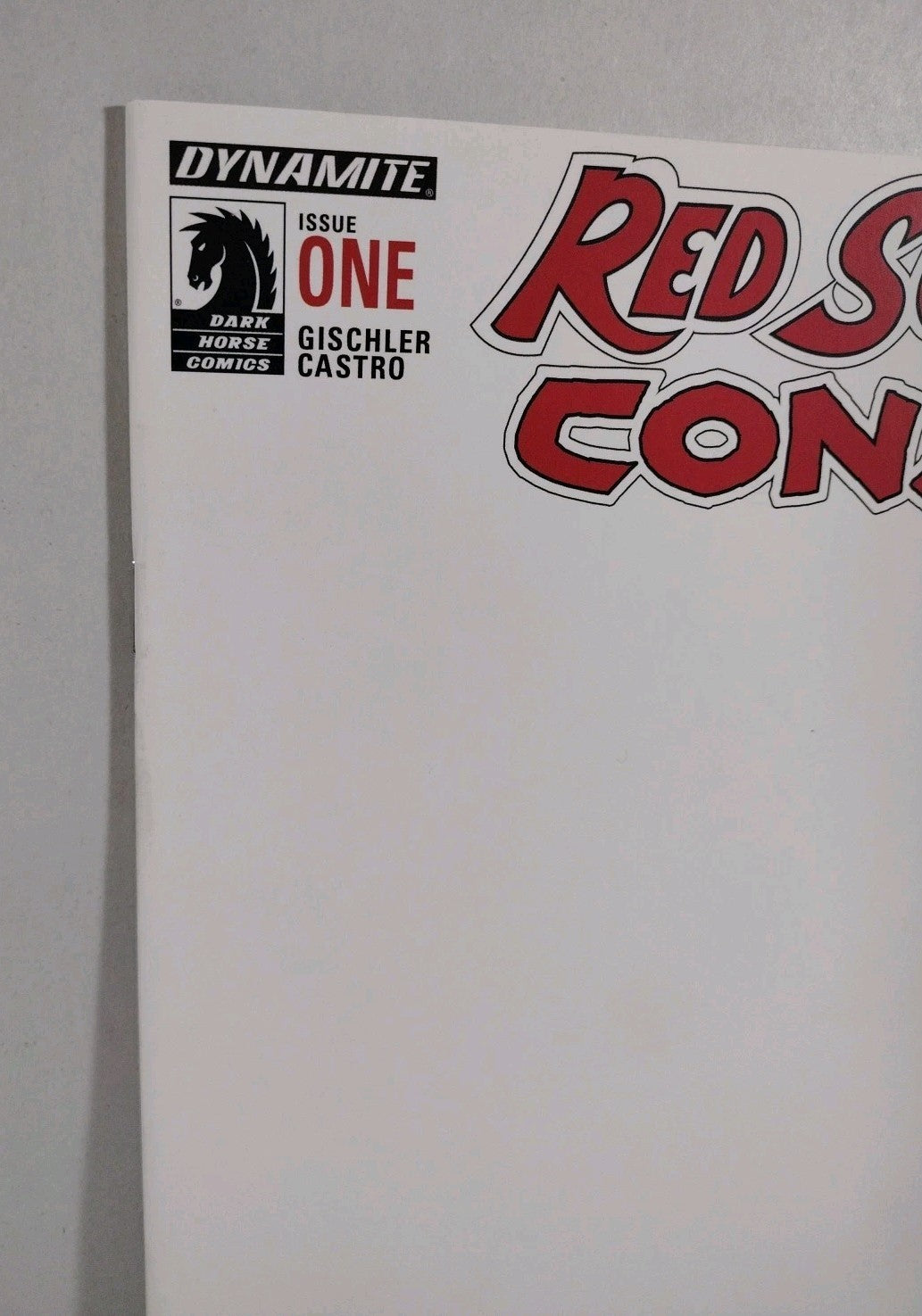 Red Sonja Conan #1 (2015) Dynamite Dark Horse Blank Sketch Variant Cover Comic