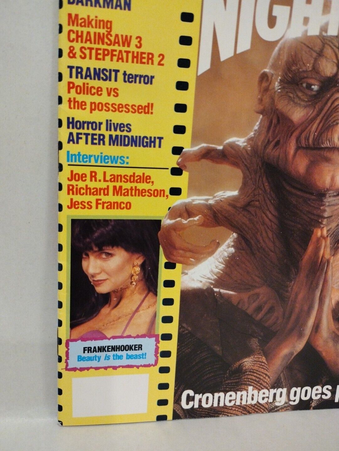 Fangoria Magazine 90 (1990) Freddy's Nightmares Nightbreed TCM 3 Joe R Landsdale