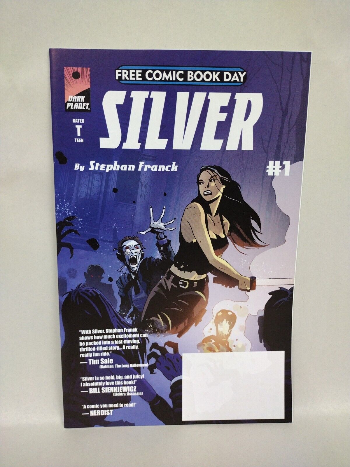 Silver (2013) Dark Planet Comic Lot Set #1 2 4 5 7 FCBD Signed W Sketches VF-NM