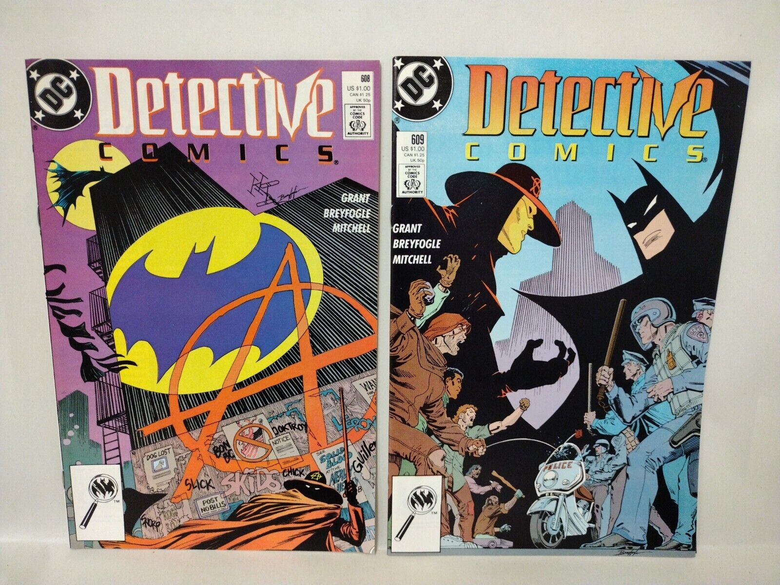 Detective Comics #608 609 (1989) Batman DC Comic Anarchy 1st Appearance VF