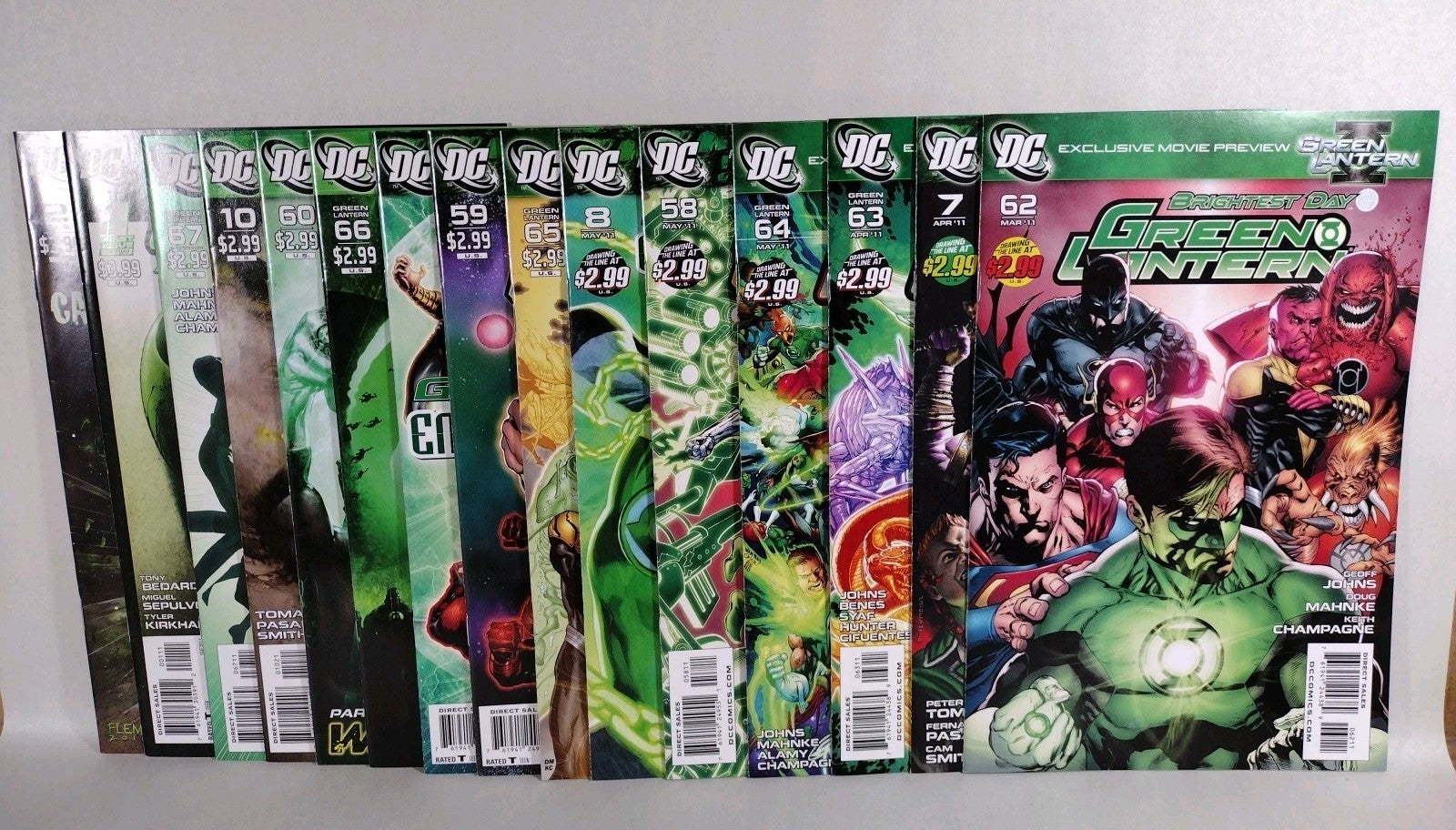 War Of The Green Lanterns (2011) Complete DC Comic Lot Set #1-10 Aftermath + VF+