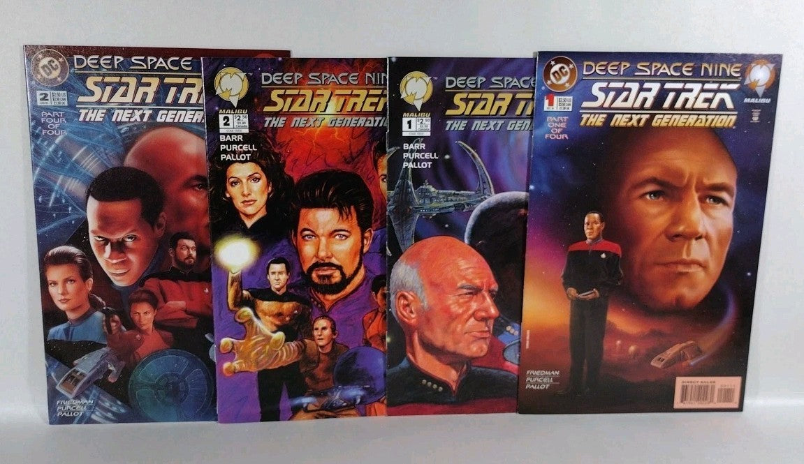 Deep Space Nine Star Trek Next Generation (1994) Complete DC Malibu Comic #1-4