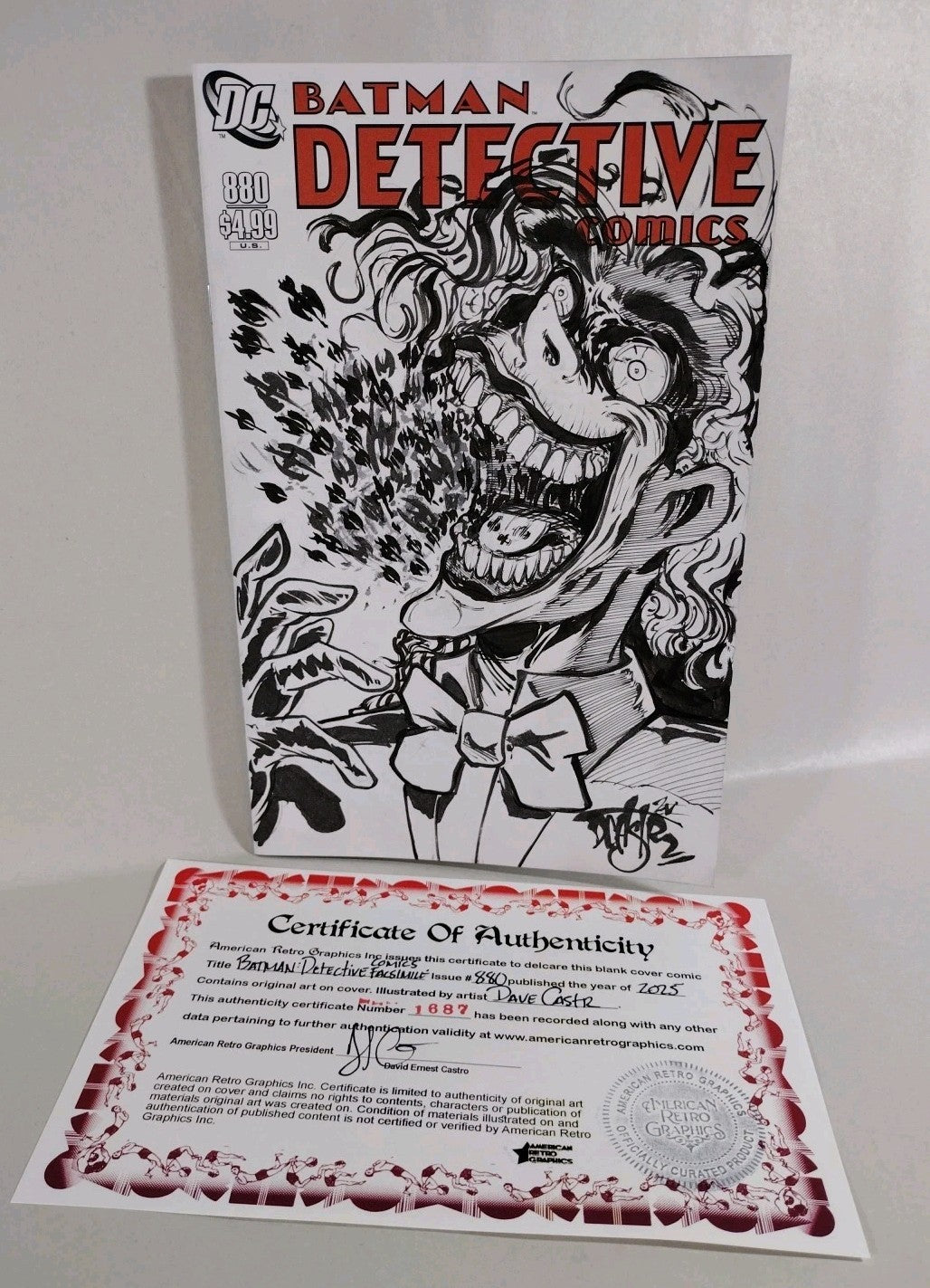 Batman Detective Comics #880 (2025) DC Comic Sketch Cover W Original DCastr Art