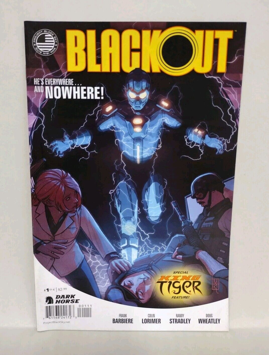 BLACKOUT 2014) Complete Dark Horse Comic Lot Set Featuring King Tiger 1 2 3 4 