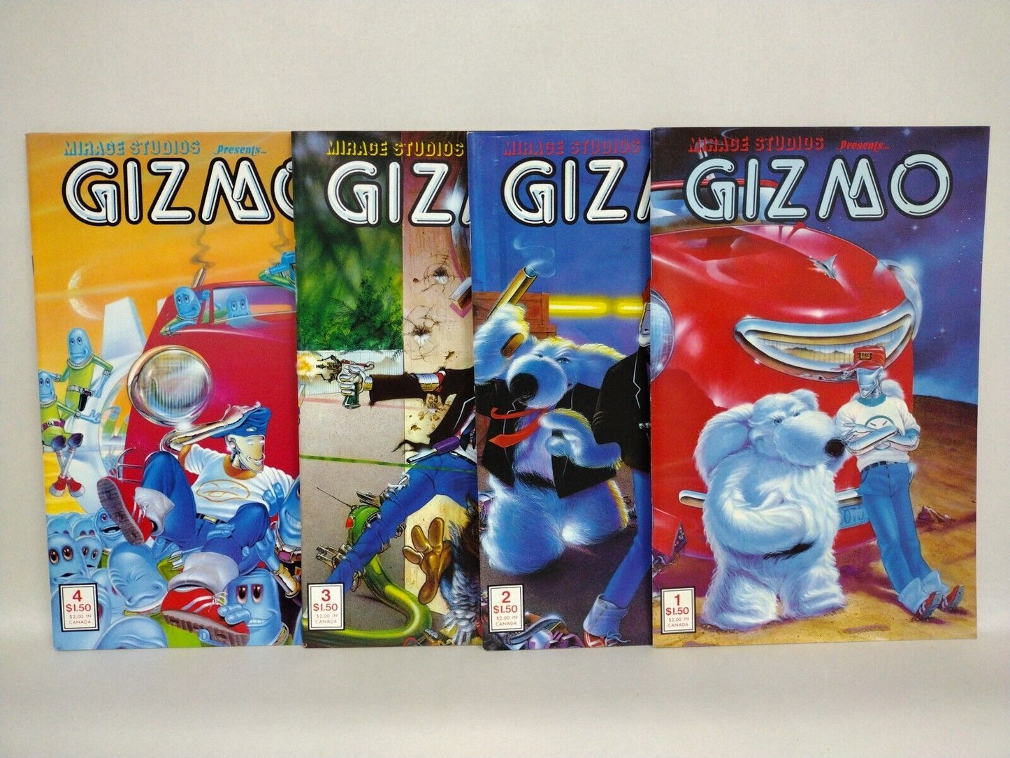 Gizmo (1986) Mirage Studios Comic Lot Set #1 2 3 4 Michael Dooney