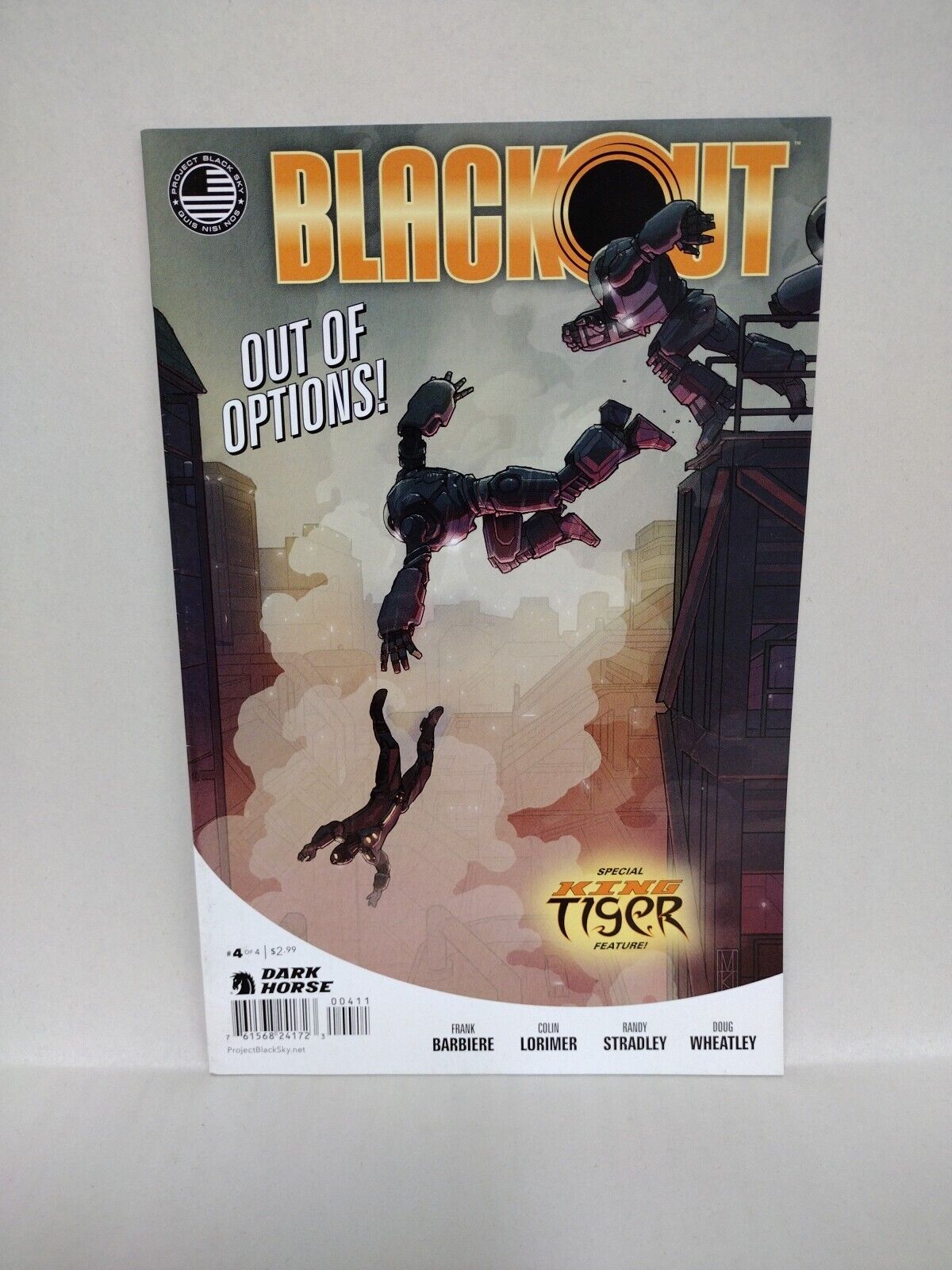 BLACKOUT 2014) Complete Dark Horse Comic Lot Set Featuring King Tiger 1 2 3 4 