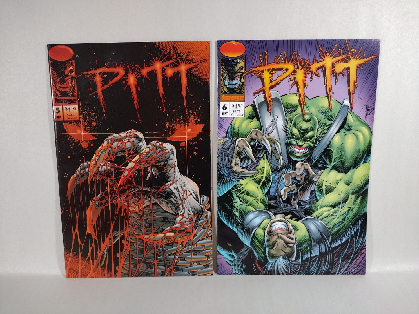 Pitt (1993) Image Comic Lot Set 1 2 3 4 5 6 7 8 9 10 Dale Keown Full Bleed VF-NM