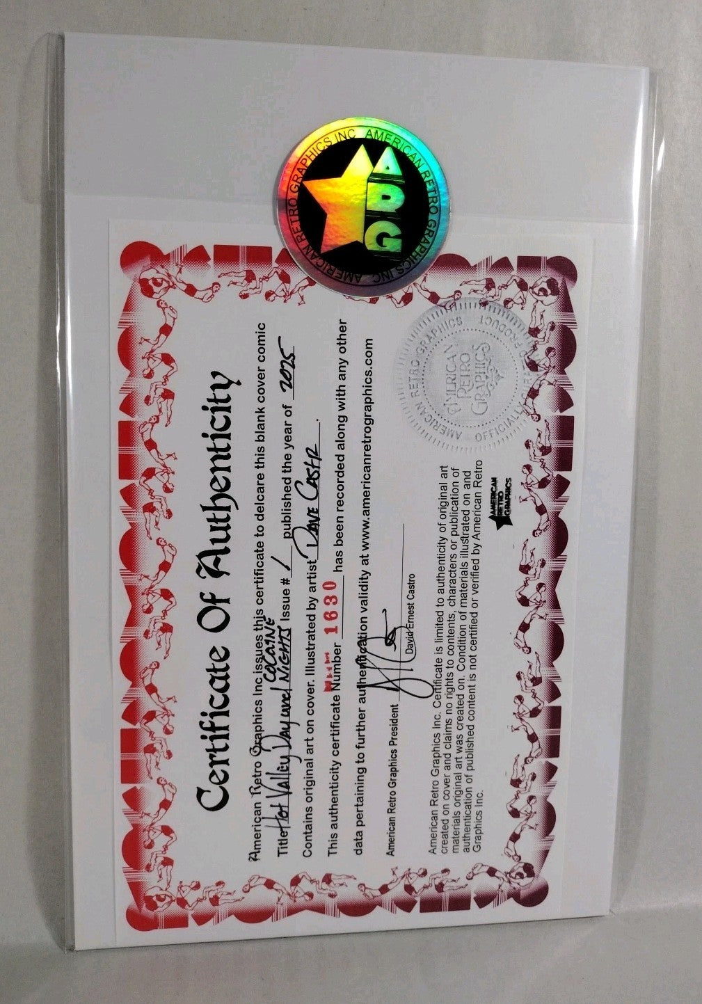 Hot Valley Days #1 (2025) Keenspot Sketch Cover W Original Dave Castr Art