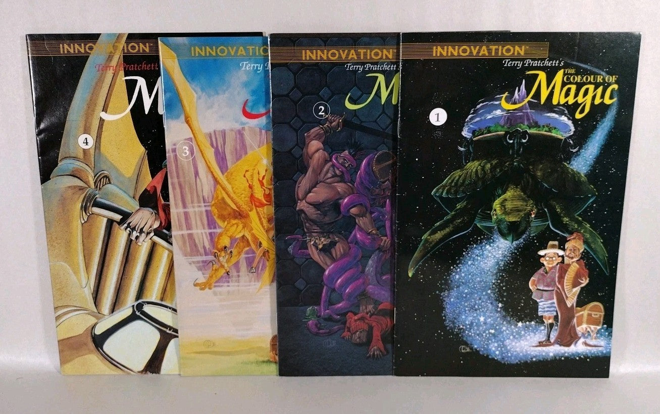 Terry Pratchett's Colour of Magic 1991 Complete Innovation Comic Series 1 2 3 4