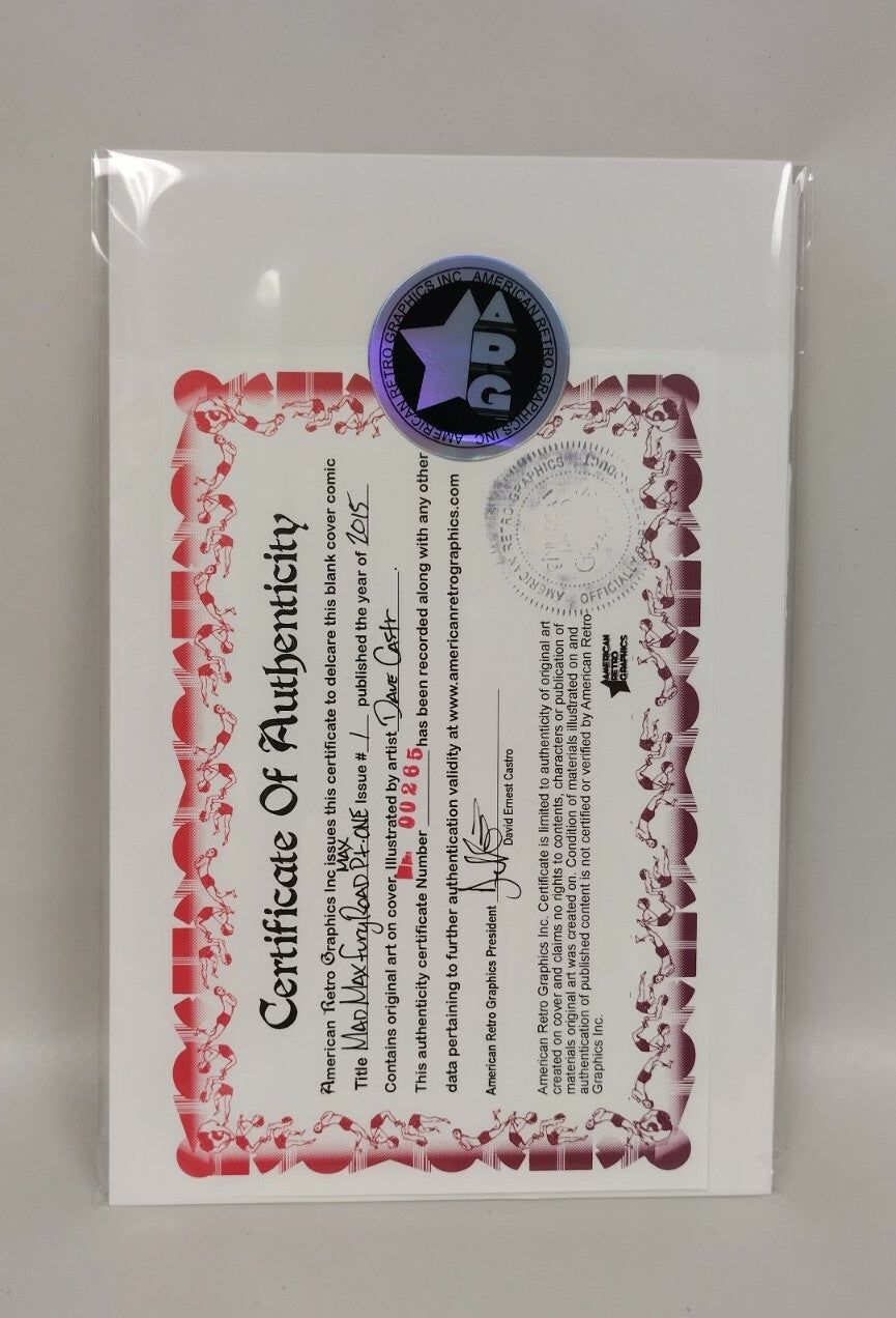 Mad Max Fury Road Max Part 1 #1 Sketch Cover Variant Comic W Original DCastr Art