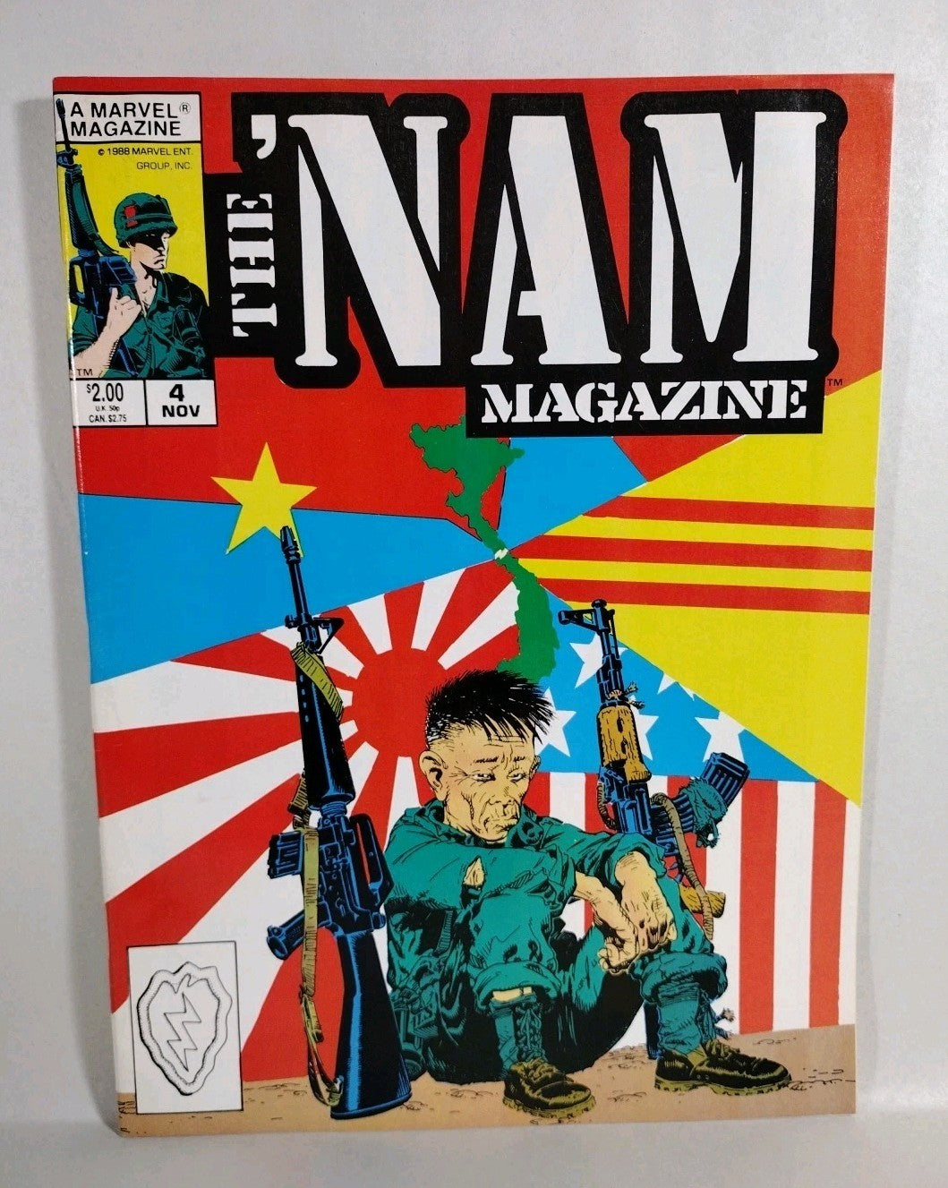 The NAM Magazine (1988) Marvel Comic Lot Set #1 2 3 4 5 Michael Golden FN