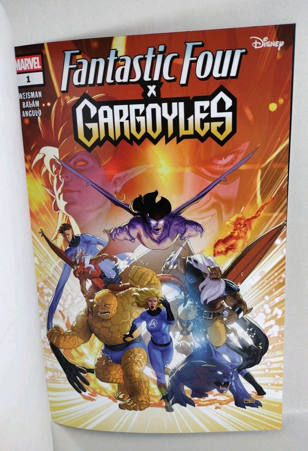 Fantastic Four X Gargoyles #1 (2025) Marvel Sketch Variant W Original DCastr Art