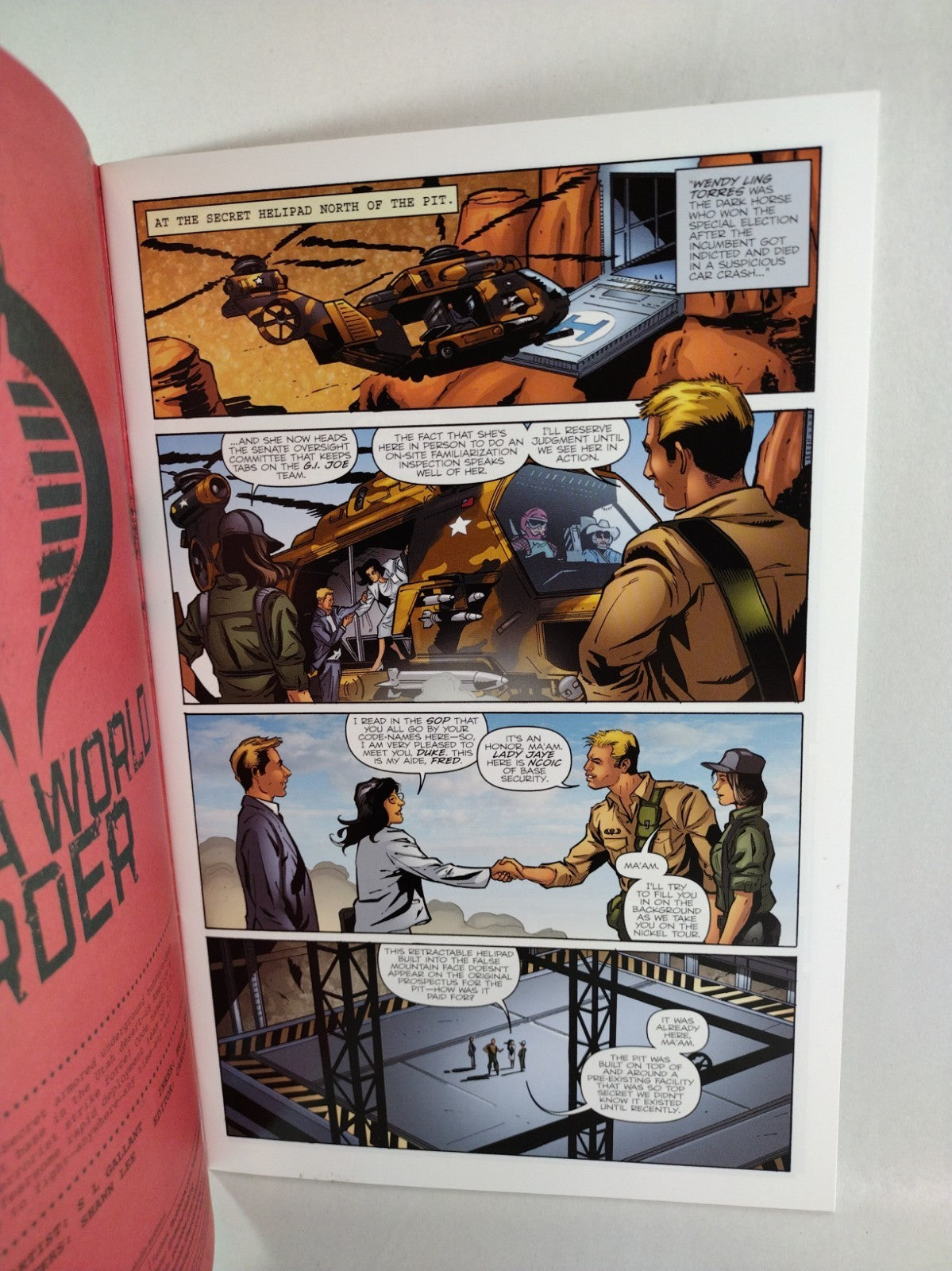 G.I. Joe Cobra World Order Prelude (2015) IDW Blank Variant Cover Comic NM