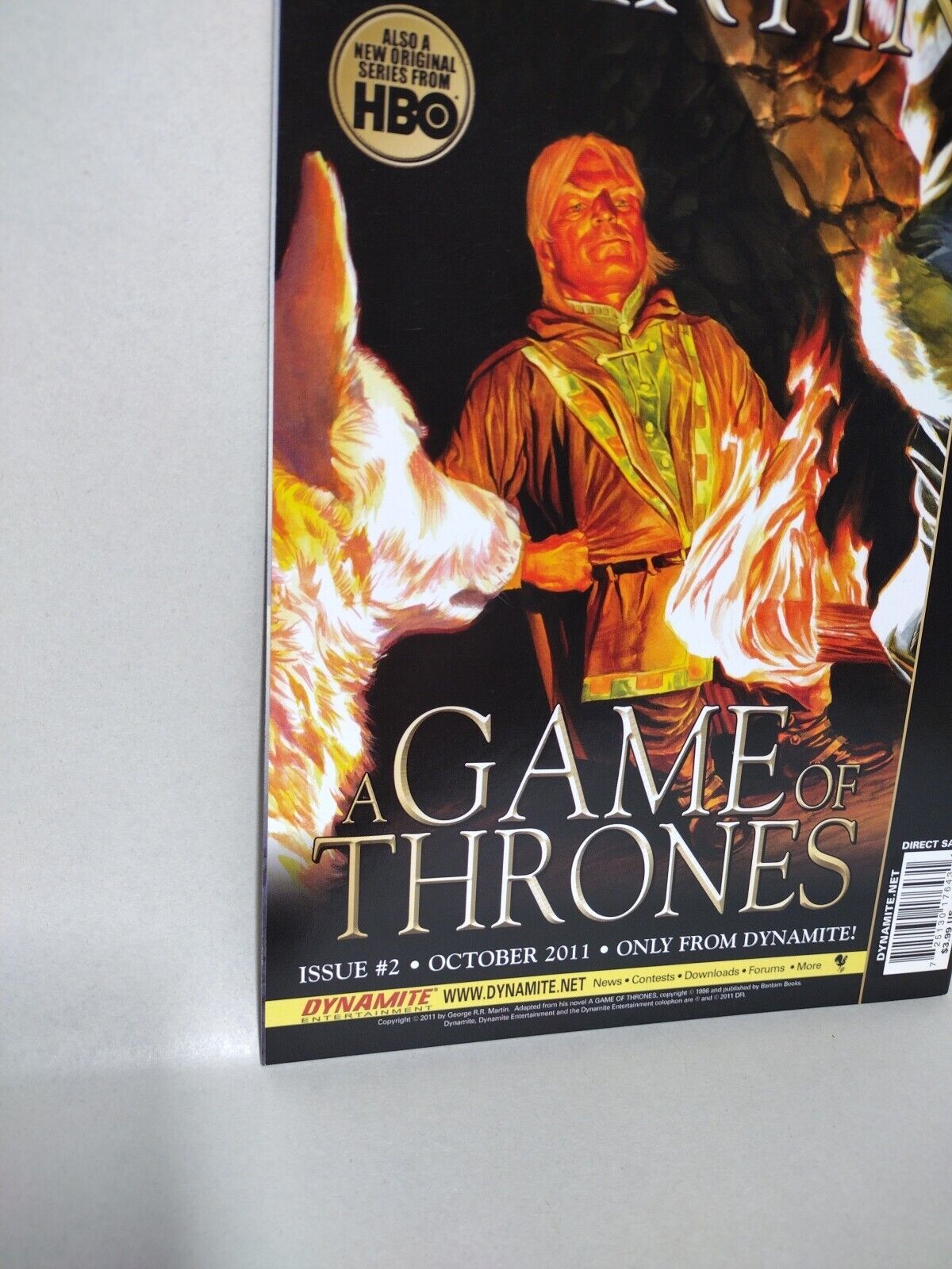 Game of Thrones #1 (2011) Dynamite Comic HBO Mike S. Miller Variant Very Fine 