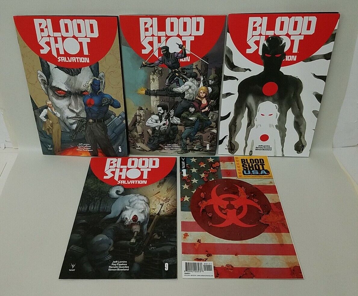 Bloodshot Salvation (2018) #5 6 7 9 USA #1 Jeff Lemire 