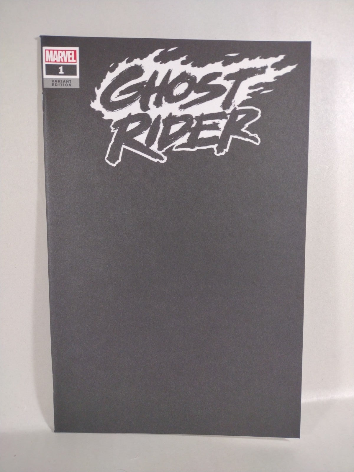 Ghost Rider #1 (2019) Marvel Black Blank Sketch Cover Variant Comic NM