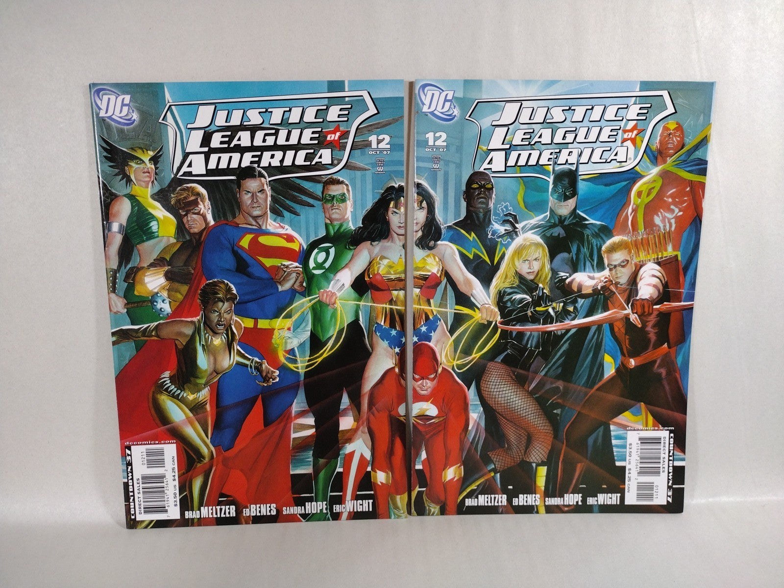 Justice League Of America (2007) DC Comic Lot Set #10 12-28 W Connecting Covers