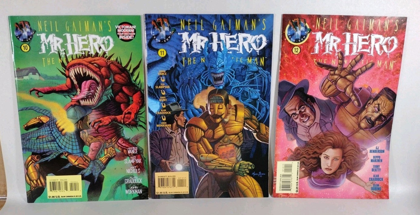 Mr Hero The Newmatic Man (1995) #1-18 Complete Tekno Comix Comic Series F-NM