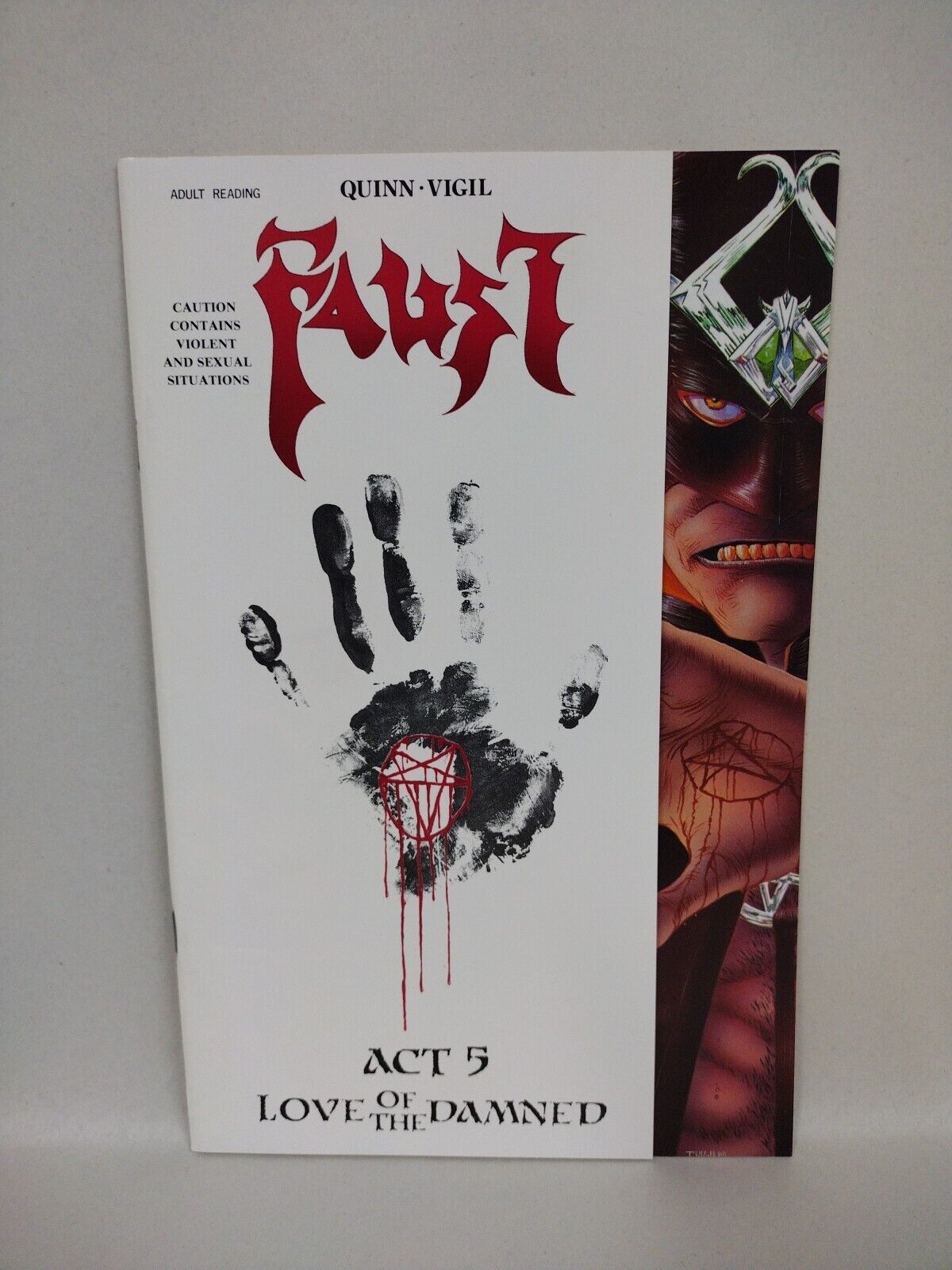 Faust Love of the Damned Act 5 (1990) Northstar Comic 1st Print Tim Vigil