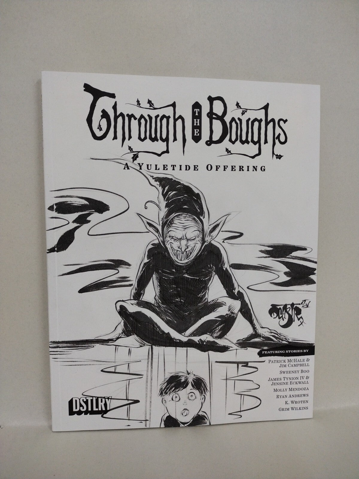 Through Boughs A Yuletide Offering #1 DSTLRY Sketch Cover W Orignal DCastr Art