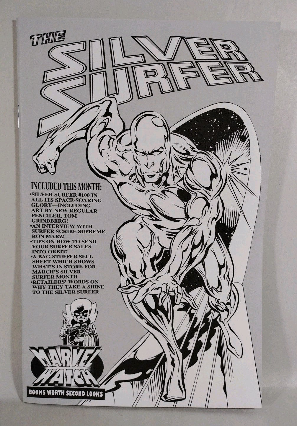 Silver Surfer #100 (1995) Marvel Comic Watch Edition Ron Marz Tom Grindberg VF