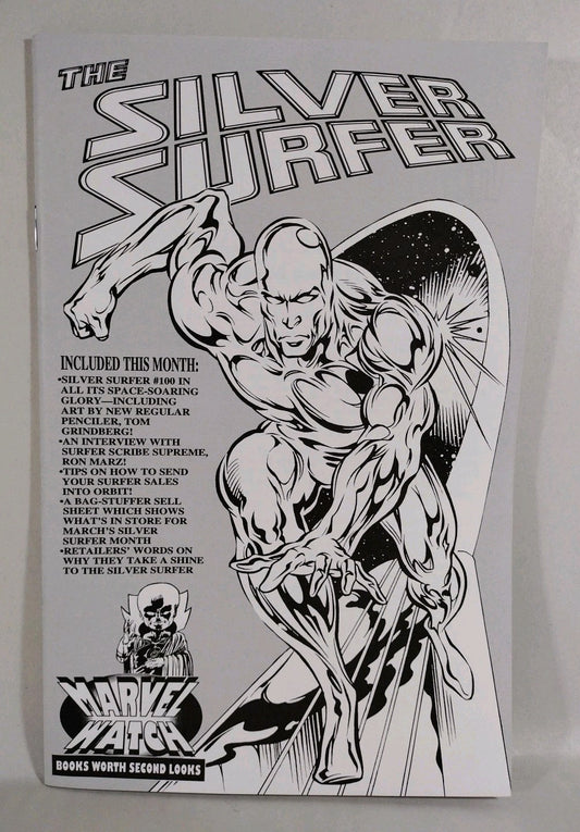 Silver Surfer #100 (1995) Marvel Comic Watch Edition Ron Marz Tom Grindberg VF
