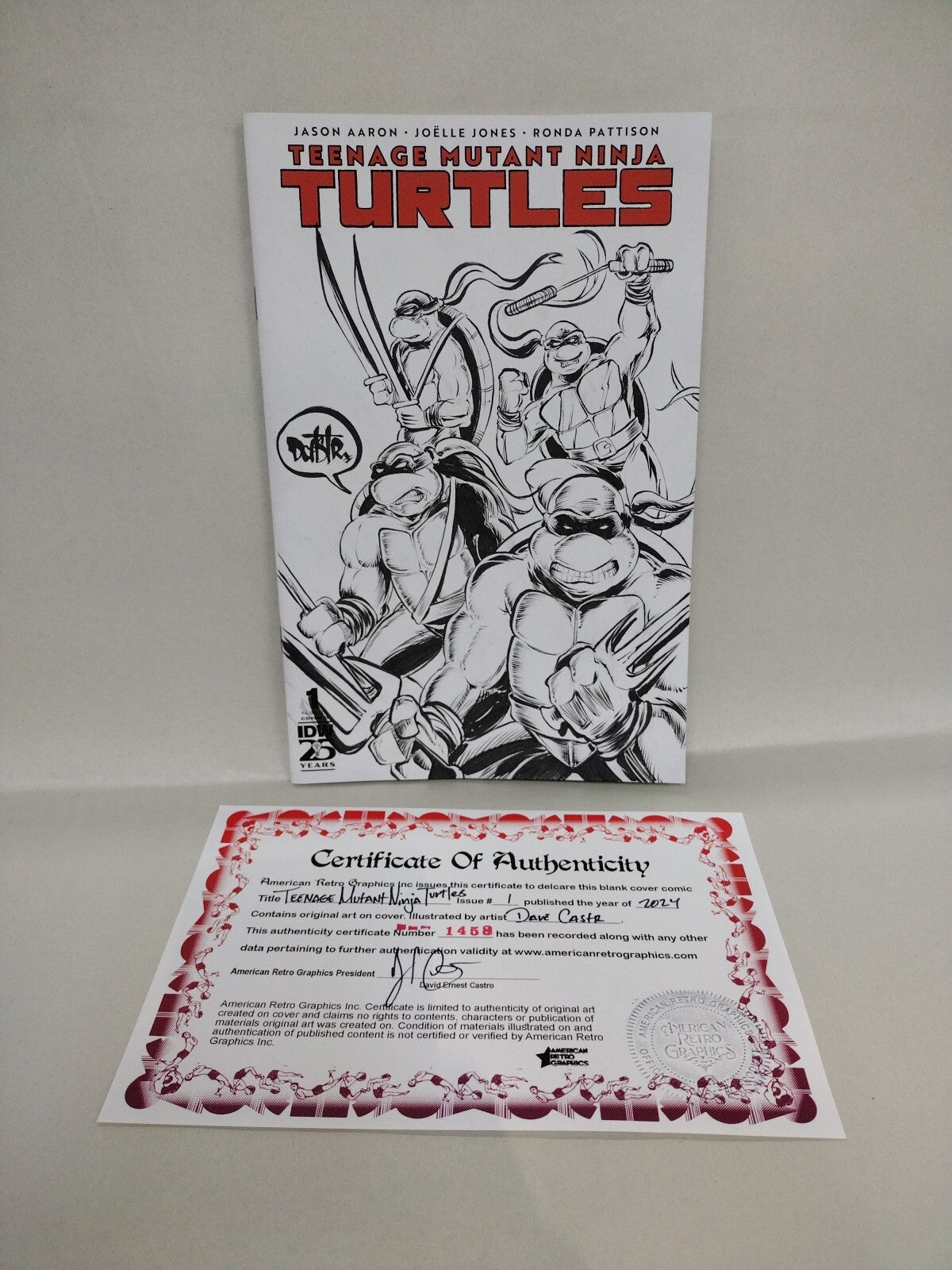Teenage Mutant Ninja Turtles #1 (2024) IDW Sketch Cover Variant W Original Art
