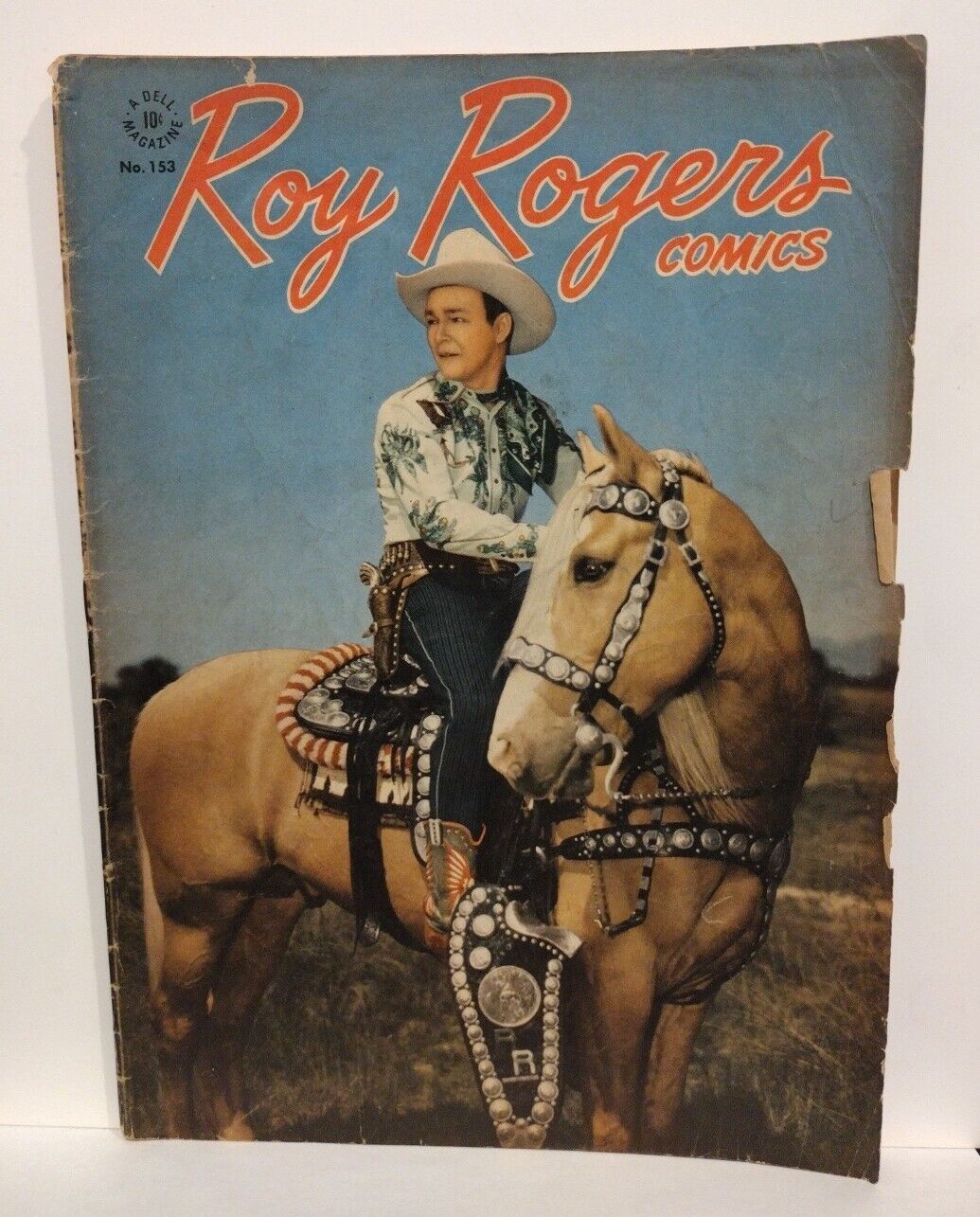 Dell Four Color #153 Roy Rogers (1947) Golden Age Western Comic 