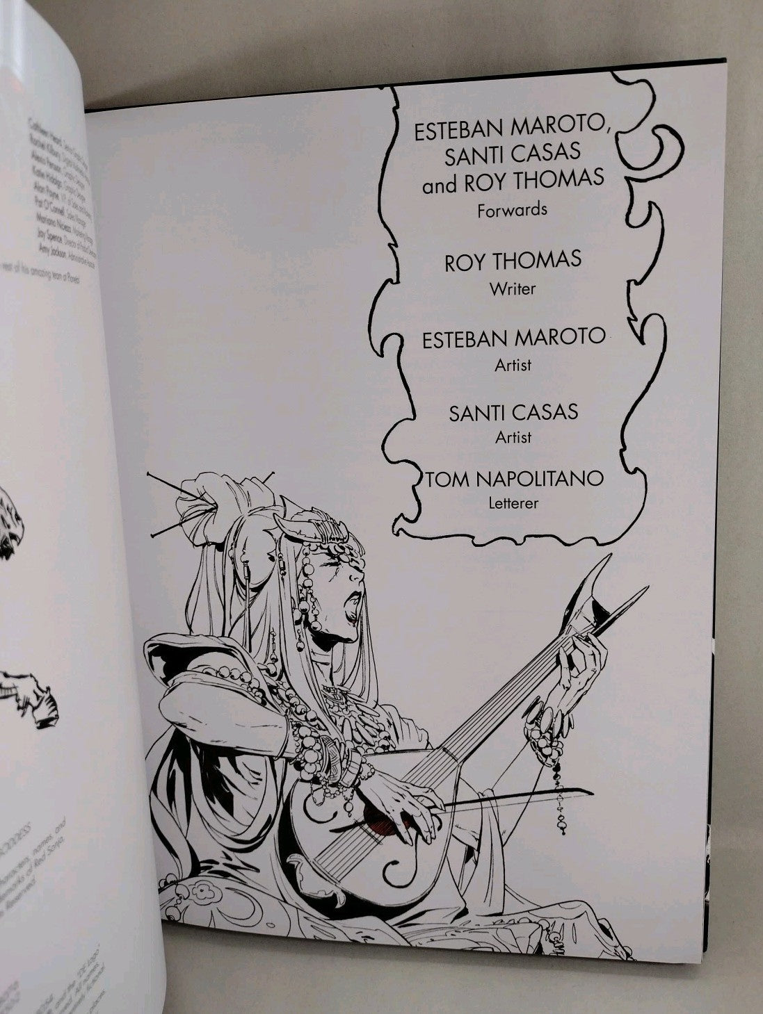 RED SONJA Ballad Of The Red Goddess 2nd Print Estaban Maroto Unread Oversized HC