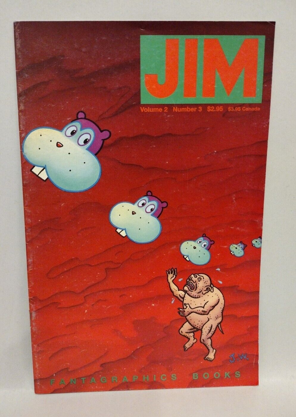 JIM Vol 2 (1994) Fantagraphics Comic Lot Set #2 3 4 Jim Woodring Frank