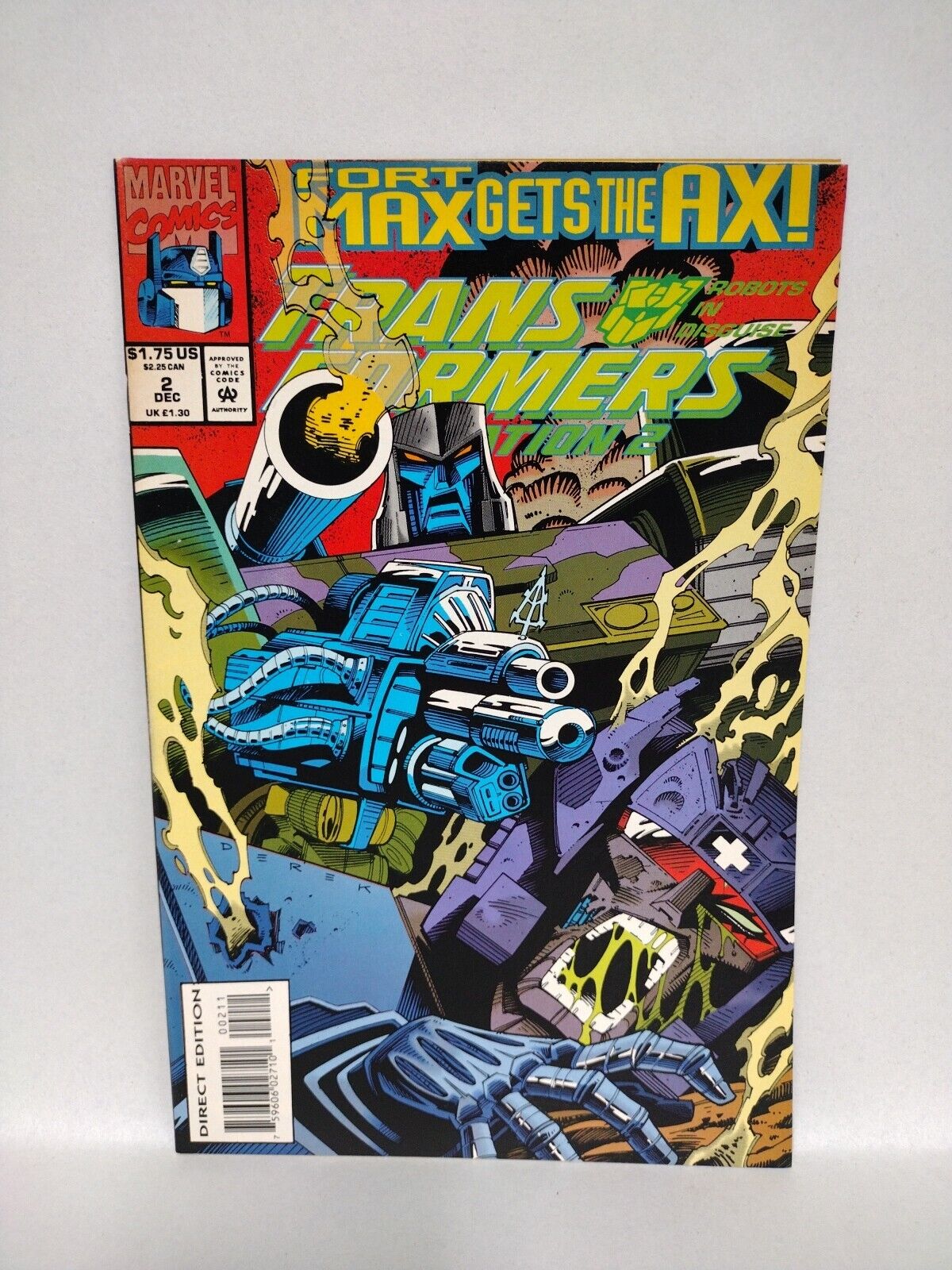 Transformers Generation 2 (1993) Marvel Comic Lot Set #1 2