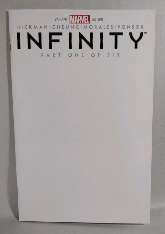 Infinity #1 (2013) Marvel Comic Blank Sketch Variant Cover New NM