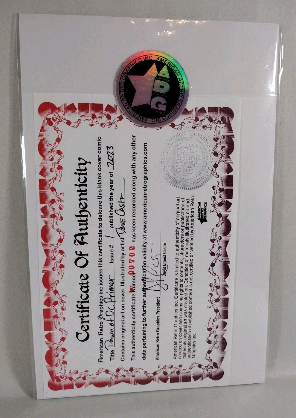 Dawn Of DC #1 (2023) Sketch Variant Comic W Original Dave Castr Superman Art