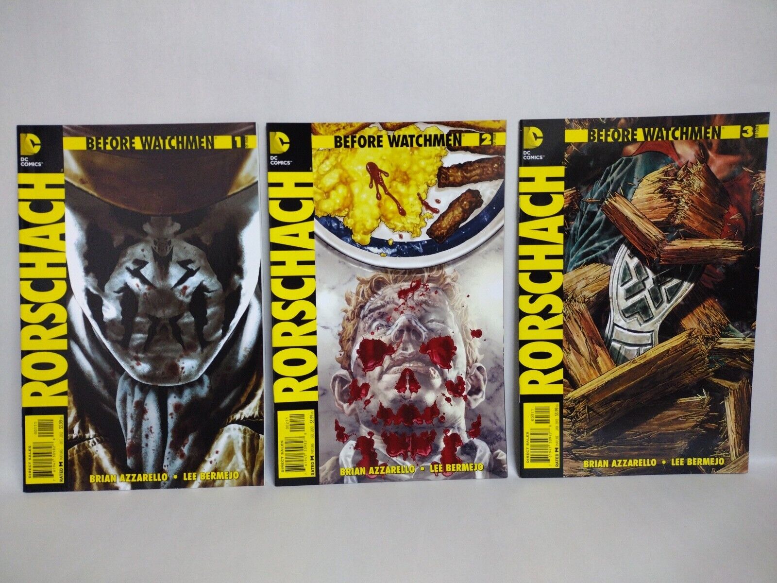Before Watchmen Rorschach (2012) DC Comic Lot Set #1 2 3 NM