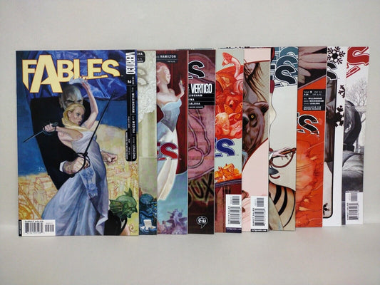 Fables (2002) DC Vertigo Comic Lot Set #2 3 4 5 6 7 8 9 10 11 James Jean Covers
