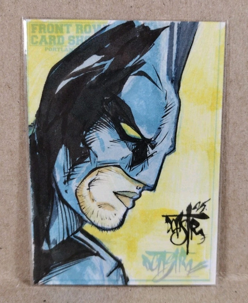 DCastr (2025) Front Row Show Exclusive Sketch Card W Original Batman Art