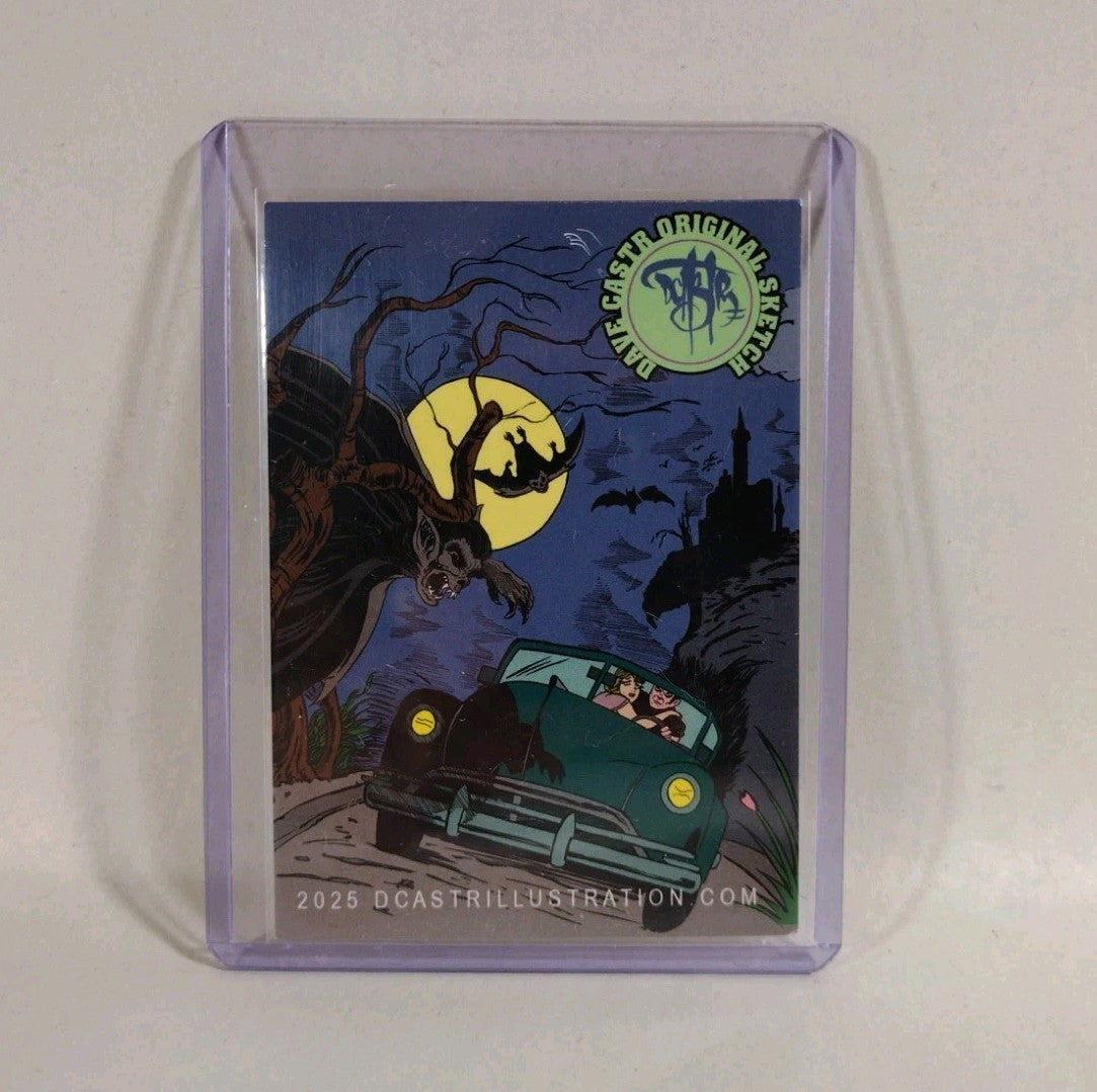 Dave Castr Crusin (2025) OAC Sketch Card W Original Pokemon Alakazam Art