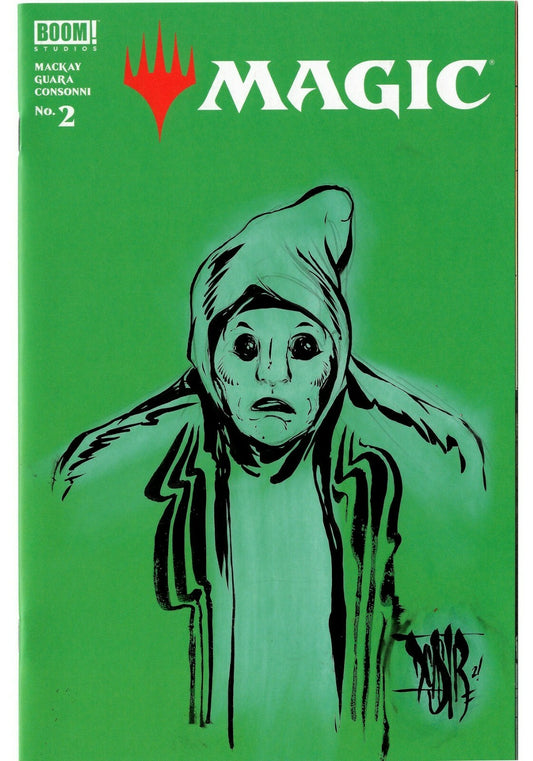 Magic Issue #2 (2021) Boom Sketch Cover Comic Var W Original Hospit Abbot Art