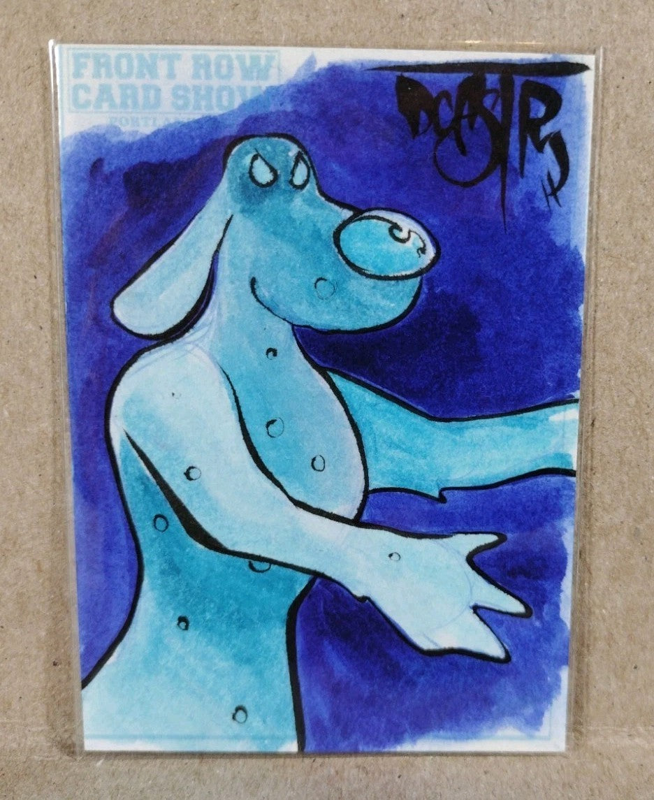 DCastr (2025) Front Row Show Exclusive Sketch Card W Original Liquidator Art