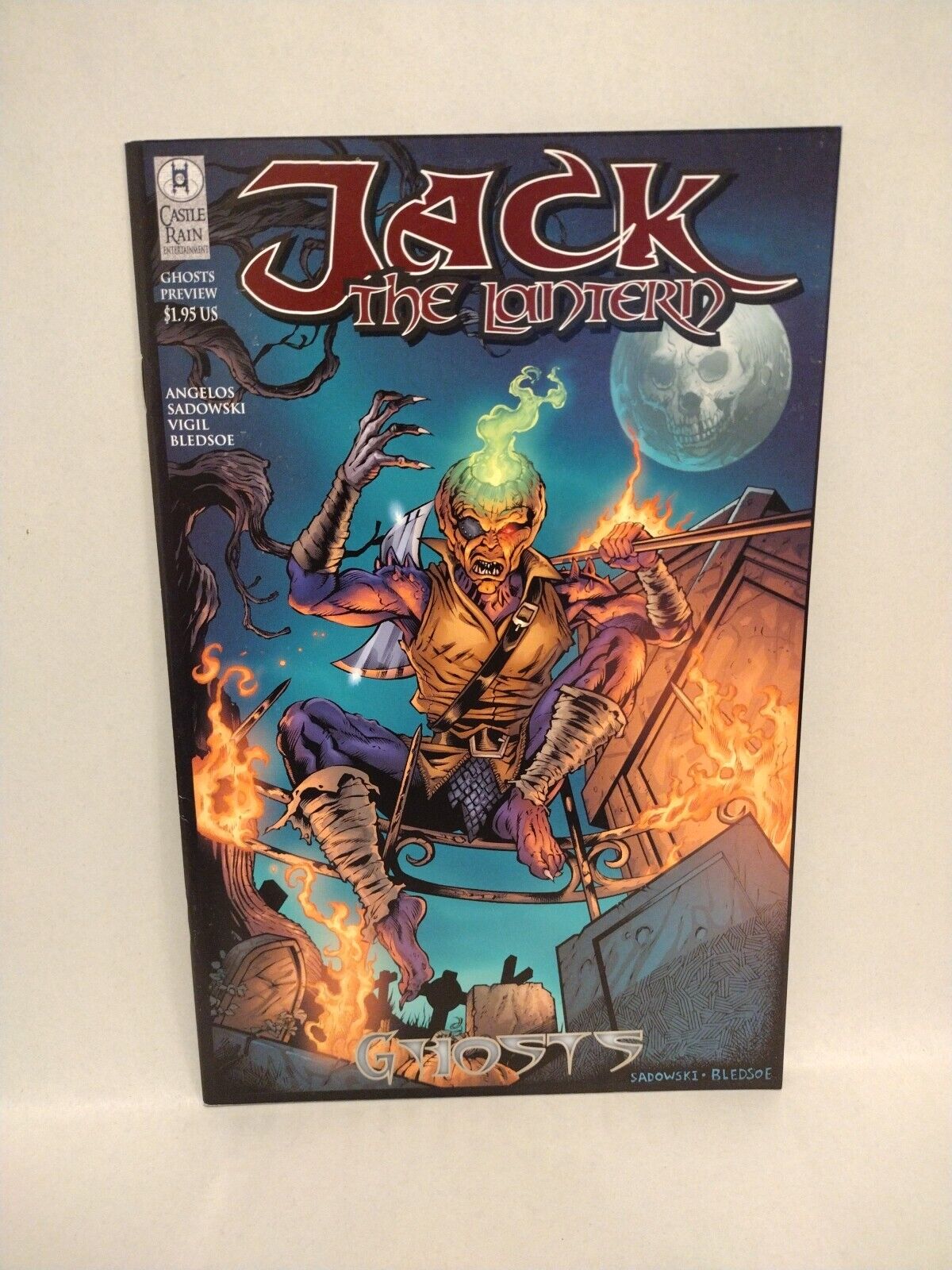 Jack the Lantern Ghosts (2007) Castle Rain Complete Comic Set FCBD Preview 1 2 3