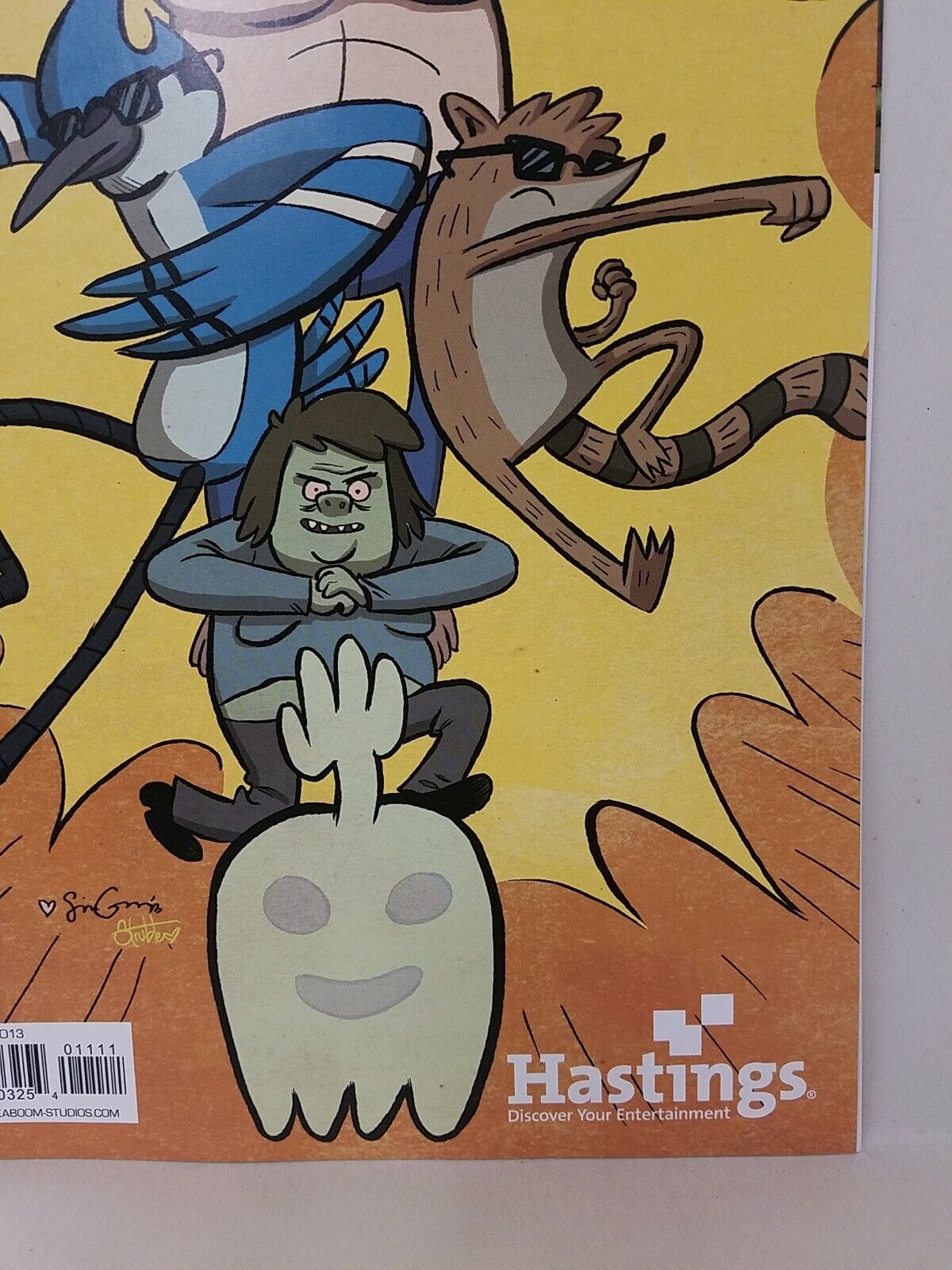 Regular Show #1 (2013) Sina Grace Hastings Variant NM Boom Cartoon Network