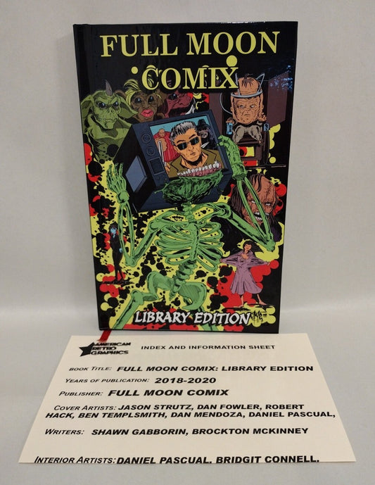 Full Moon Comix Library Edition Custom Bound Comic Hardcover ARG 166 Deadly Ten
